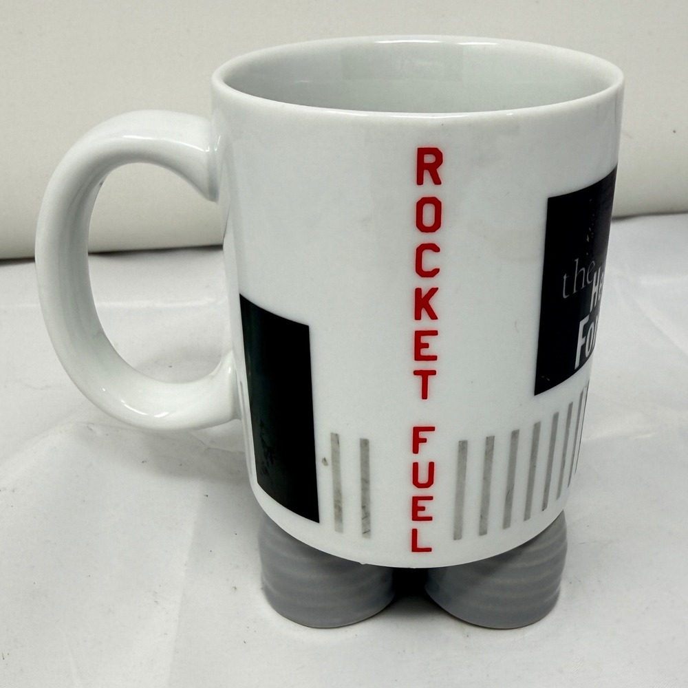 The Henry Ford Rocket Fuel Coffee Mug USA Space Tripod Base Made in Japan White